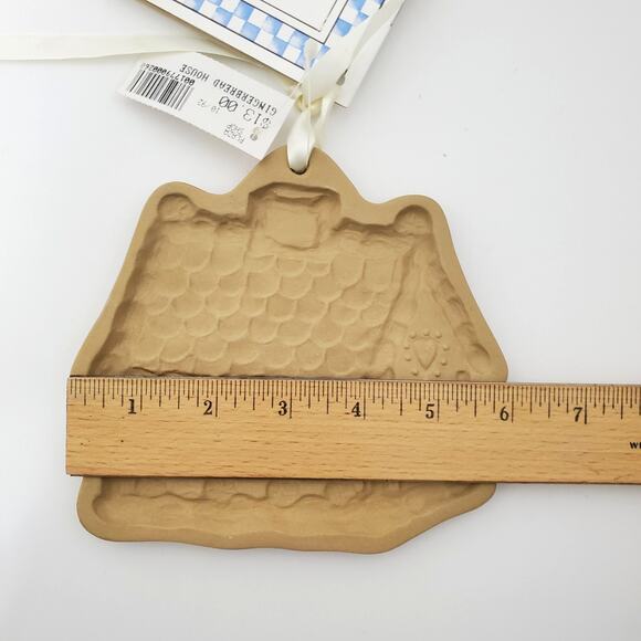 Gingerbread House Brown Bag Cookie Art Mold w/ Recipe Booklet Vintage Unused - Picture 9 of 10